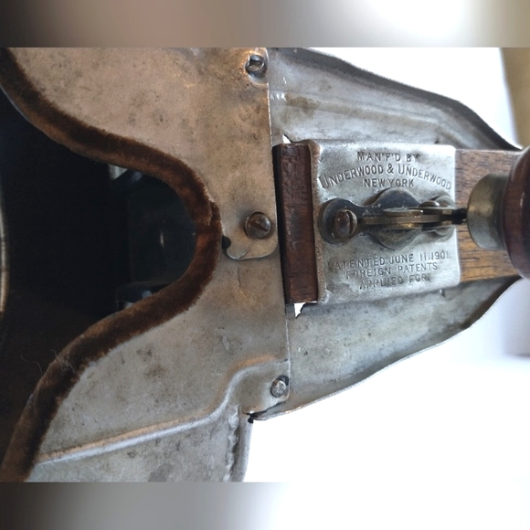 Stereoscope 1901 Antique Underwood and Underwood, with 17 Photo Cards - Picture 11 of 16